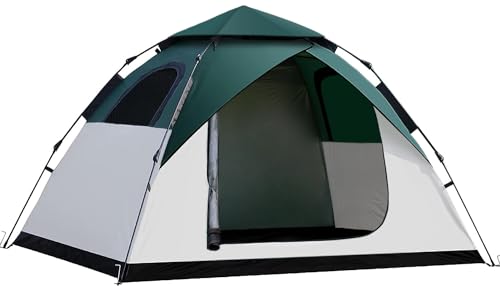anngrowy Camping Tent 2 Person Instant Family Tent Pop Up Tents for Camping Waterproof Portable Hiking Camp Tent Lightweight Tent for Backpacking Large Tent 4 Season Windproof Quick Compact Dome Tent