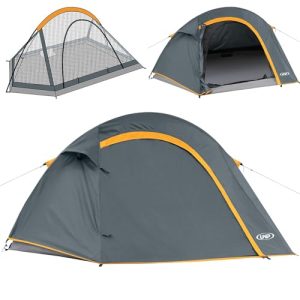 Camping Tent 1-2 Person, Easy Set up-Portable Small Backpacking Tents Waterproof Tent with Rainfly for Camping