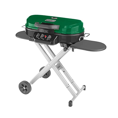 Coleman RoadTrip 285 Portable Stand-Up Propane Grill, Gas Grill with 3 Adjustable Burners & Instastart Push-Button Ignition; Great for Camping, Tailgating, BBQ, Parties, Backyard, Patio & More