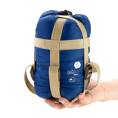 ECOOPRO Warm Weather Sleeping Bag - Portable, Waterproof, Compact Lightweight, Comfort with Compression Sack - Great for Outdoor Camping, Backpacking & Hiking-83 L x 30" W Fits Adults