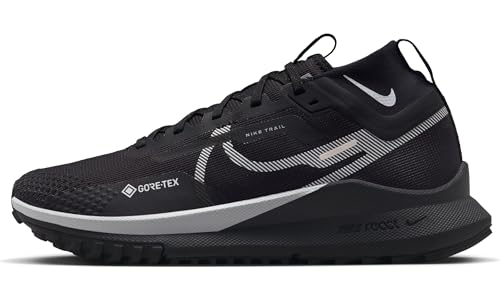 Nike Pegasus Trail 4 Gore-TEX Women's Waterproof Trail Running Shoes (DJ7929-001,Black/Wolf Grey-Reflect Silver) Size 9.5