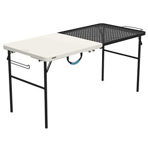 How to transport a Lifetime folding camping table?