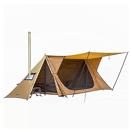 Camping Hot Tent 4 Season Tent, STOVEHUT 70 3.0 Shelter with 2 Tarp Poles and Tent Poles for 1-2 Person Hiking, Backpacking (Without a Fireproof Ground Sheet)