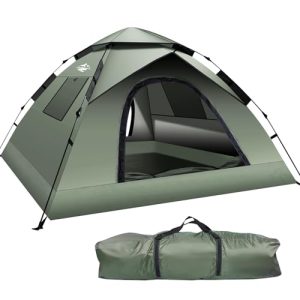 Camping Tent - kejector 2-3 Person Instant Pop Up Tent, Waterproof Windproof Easy Set Up Family Tent, Portable Automatic Tent for Outdoor Camping, Traveling, Backpacking, Hiking