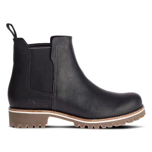 Chaco Women's Fields Chelsea Waterproof Boot, Black, 6.5
