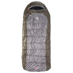 Coleman Big Basin 15°F Big & Tall Sleeping Bag, Cold Weather Sleeping Bag with Snag-Free Zipper & Better Heat Retention, Machine Washable