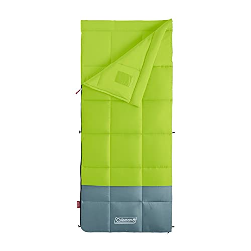 Coleman Kompact Sleeping Bag, Indoor/Outdoor Lightweight Sleeping Bag for Adults, 20°F/30°F/40°F Options for Camping, Hiking, Backpacking with Included Compression Sack; Big & Tall