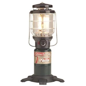Coleman NorthStar 1500 Lumens 1-Mantle Propane Lantern, Push-Button Instastart Ignition with Pressure Regulator and Mantle Included, Great for Camping, Power Outage, Emergencies, & Home Use