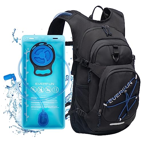 Everfun Hydration Backpack 18L with Water Bladder 3L Hiking Water Backpack Women Men Hydration Pack Insulated Lightweight Day Hydropack with Storage for Hiking, Biking, Running, Festival