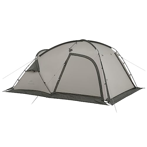 Naturehike Massif Hot Tent with Stove Jack, 4 Season Tent, 2-4 Person Camping Tent, UPF50+ Waterproof Windproof Winter Tent with Room and Hall