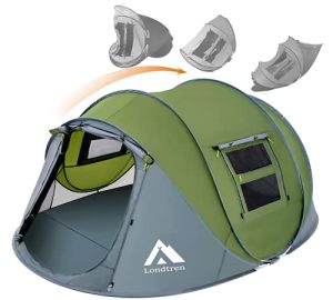 Pop Up Tents for Camping 4 Person Waterproof Pop Up Army Tents Surplus Tents Military Popup Tent Camping Easy Up Camping Tents Instant Pop Up Tent Big Green
