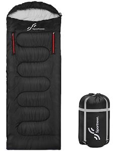 Sportneer Sleeping Bag - Wearable for Adults & Kids with Arm Zipper Holes in Cold & Warm Weather, Waterproof Portable Sleeping Bag for Camping, Hiking, Backpacking, Outdoor Travel