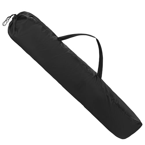 Camp Chair Replacement Bag with Drawstring Strap,39.3 X 7.1inches Camping Chair Carrying Bag Black Camp Chair Replacement Bag for Foldable Chair, Folding Lawn Chair, Tent Pole (Chair Is Not Included)