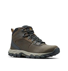Columbia mens Newton Ridge Plus Ii Waterproof Hiking Boot, Cordovan/Squash, 11.5 US