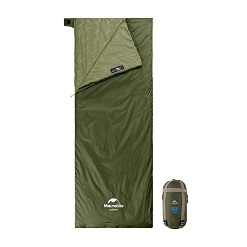 Naturehike Lightweight Sleeping Bag, Compact Ultralight Sleeping Bag, Envelope Backpacking Sleeping Bag Portable, Waterproof, Comfort with Compression Sack for 3 Season Camping, Traveling, Hiking