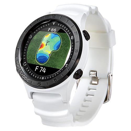 Voice Caddie A2 Lightweight Hybrid Golf GPS Watch | Slope Mode, Color Touchscreen, Green Undulation | 40,000 Worldwide Preloaded Courses | Compatible with Standard 20/21 mm Watchbands