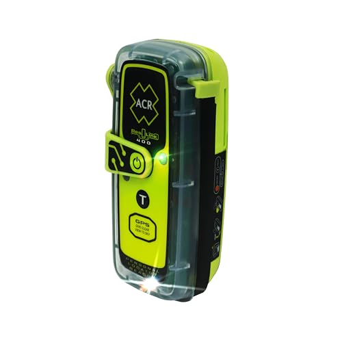 ACR ResQLink 400 - SOS Personal Locator Beacon with GPS and Global Coverage - Designed to Alert Search and Rescue Efforts for Any Outdoor Emergency - Ideal for Hiking, Hunting, Boating, Fishing