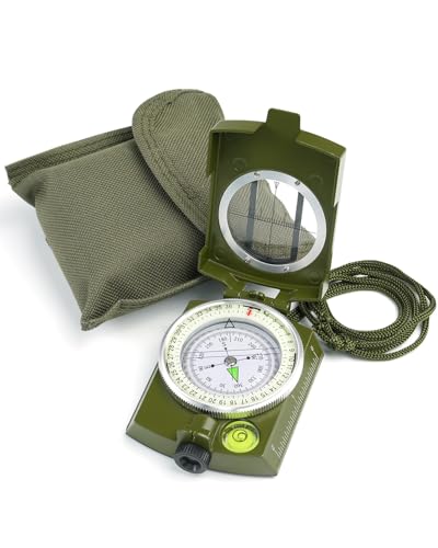 Compass, Sportneer Compass Hiking Survival Compass Military Grade Waterproof Boy Scout Compass for Kids Gift Backpacking Camping Hiking Map Navigation