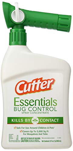 Cutter Essentials Bug Control Spray Concentrate, Kills Mosquitoes by Contact For Insects