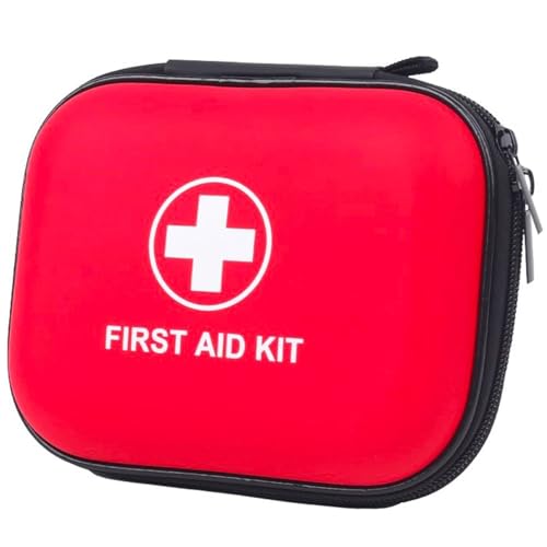 First Aid Kit Travel Size for Hiking, Camping, Home, Vacation, Mauntain, Work, Car, Purse, Office, Kids, Personal Portable Mini Cute Size Emergency Kit