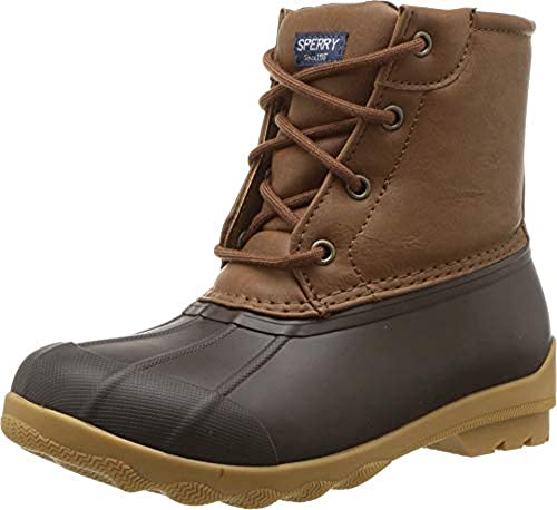 WKG Port Boot, Tan/Brown, 3 US Unisex Big Kid